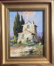 Tableau marseille paysage d'occasion  Enghien-les-Bains