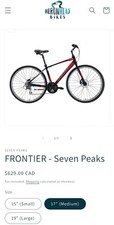 NOVA NA CAIXA Bicicleta Seven Peaks - Frontier MS - 17" X 27" ENTREGA RÁPIDA E GRÁTIS  comprar usado  Enviando para Brazil