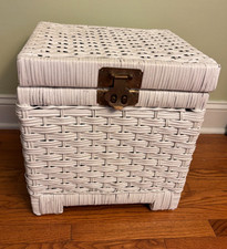 storage chest faux wicker for sale storage chest faux wicker for sale Rockville Centre