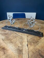 Rustic cyclists sculpture for sale  CHESTER