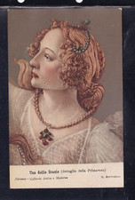 Cartolina pittore botticelli usato  Italia