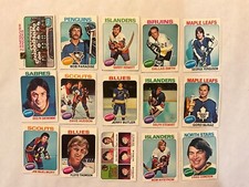 hockey 1975 76 topps cards for sale  White Marsh