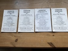 Leicester race cards for sale  STOKE-ON-TRENT