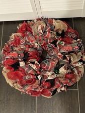 Christmas wreath red for sale  Sussex