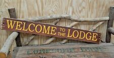 Welcome lodge rustic for sale  Hutchinson