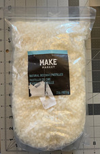Pastillas de cera de abejas naturales Make Market bolsa de 2 libras velas artesanales de cera blanca segunda mano  Embacar hacia Mexico