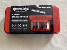 Kit de ferramentas de roda White Knight WK-ASST-KEY-1 (6 chaves de spline) (LEIA) comprar usado Kit de ferramentas de roda White Knight WK-ASST-KEY-1 (6 chaves de spline) (LEIA) comprar usado  Enviando para Brazil