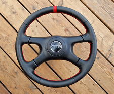 NEU LEDER AUDI 80 90 S2 B4 1991-1996 Lenkrad Rot 12 Uhr mit Frontbezug comprar usado  Enviando para Brazil