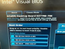 Placa-mãe Intel Extreme Board DZ77RE-75K, I3 -2120 16 GB Ram com placa de E/S comprar usado  Enviando para Brazil