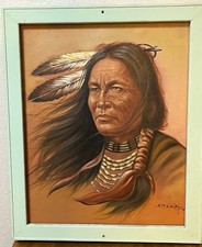 Oil painting native for sale  Leander