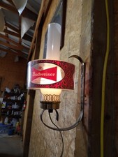 Budweiser wall sconce for sale  Turners