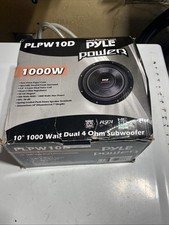 Subwoofer Pyle PLPW10D Power 10 polegadas 1000 watts 4 ohms áudio veicular bobina de voz dupla comprar usado  Enviando para Brazil