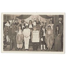 Cartão postal foto real BRACO fantasia baile no Polton Hall 1922 não usado comprar usado Cartão postal foto real BRACO fantasia baile no Polton Hall 1922 não usado comprar usado  Enviando para Brazil