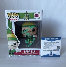 Bob Newhart podpisany z autografem Papa Elf Film 486 Funko Pop Beckett COA 1, używany na sprzedaż  Wysyłka do Poland
