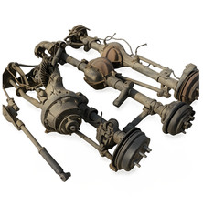 Usado, Conjunto de eixo diferencial traseiro Ford F-250 1994-1997 932101 comprar usado  Enviando para Brazil
