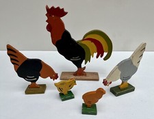 Lot painted wooden d'occasion  Expédié en Belgium