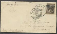 MAINE to Caribbean 1886 American Consul Cubierta #1 con #205 - ¡DESTINO RARO Y MARCAS! segunda mano  Embacar hacia Mexico