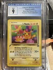 Birthday pikachu holo for sale  BIRCHINGTON