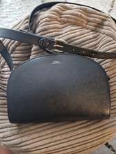 Apc black saffiano for sale  LONDON