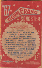 BOOMERANG SONGSTER ALBERT SYDNEY LIVRO NÚMERO 67, usado comprar usado  Enviando para Brazil