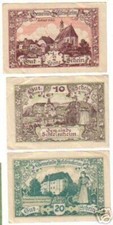 Banknoten notgeld gemeinde gebraucht kaufen  Borna