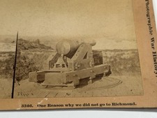 Guerra Civil Stereoview, One Reason Why We Did Not Go to Richmond War For The Union comprar usado  Enviando para Brazil