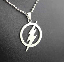 Usado, NOVO Colar Berloque Banhado a Prata DC Comics The Flash Lightening Strike comprar usado  Enviando para Brazil