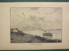 C1890 antique print for sale  YORK