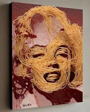 Quadro ritratto spaghetti usato  Italia