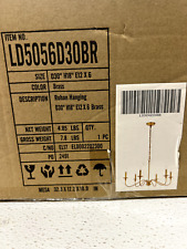 Elegant lighting ld5056d30br for sale  Mooresville