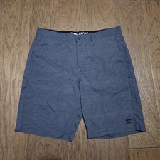 Shorts híbrido masculino Billabong 32 (34) azul cinza secagem rápida natação surf submersíveis comprar usado  Enviando para Brazil