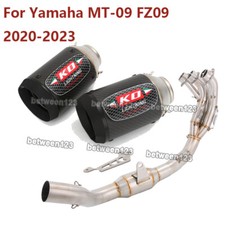 Tubulação frontal sistema de exaustão completo link médio para Yamaha MT-09 FZ09 2020-2023, usado comprar usado  Enviando para Brazil
