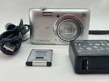 [Exc+++++] Câmera Digital Compacta Nikon Coolpix S3700 20.05MP Zoom 8x Largo #721 comprar usado  Enviando para Brazil