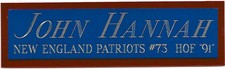 John hannah patriots for sale  East Moline