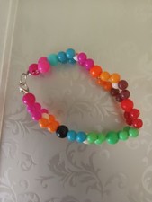 Bracciale perle colorate usato  Torino