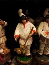 Pulcinella terracotta fortuna usato  Monte di Procida