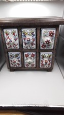 Apothecary wooden cabinet for sale  WIMBORNE