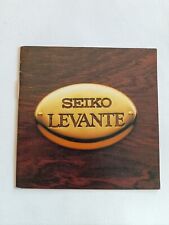 Seiko levante libretto usato  San Martino Dall Argine