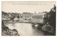 Skowhegan postcard hydro for sale  USA