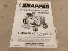 Snapper lt12 lt16 for sale  Jasper