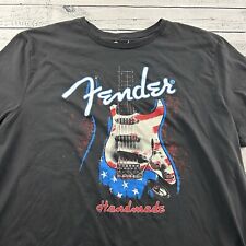 Usado, Camiseta Fender Hecha a Mano Guitars America Manga Corta Para Hombre 3XL Gris segunda mano  Embacar hacia Argentina