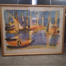 Lithographie voiliers maurice d'occasion  Canet-en-Roussillon