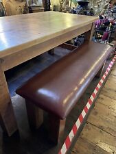 Solid wood dining for sale  PWLLHELI
