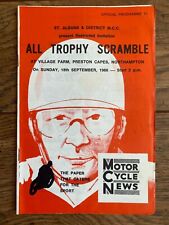 1966 scramble programme for sale  COLERAINE