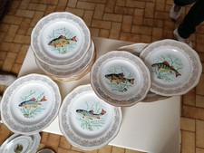 Service poisson assiettes d'occasion  Pouilly-sous-Charlieu
