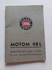 Motom 1956 manuale usato  Vimodrone