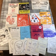 boxing programme for sale  LONDON
