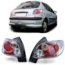 Luzes traseiras de vidro transparente para Peugeot 206 Hatchback 3+5 portas 98-09 comprar usado  Enviando para Brazil