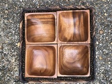 Wooden bowls set for sale  BUSHEY