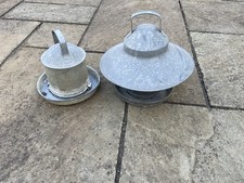 Galvanised poultry water for sale  CALNE